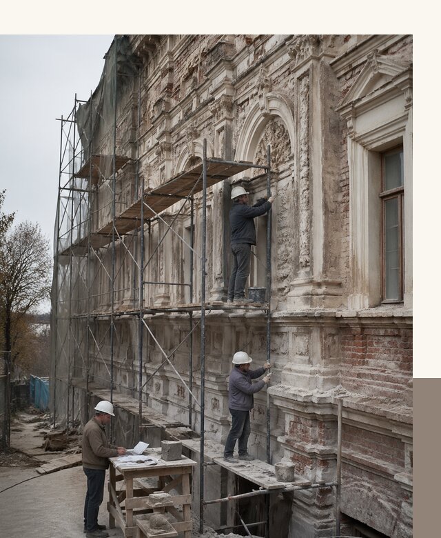 Реставрация объектов культурного наследия под ключ в Горячем Ключе