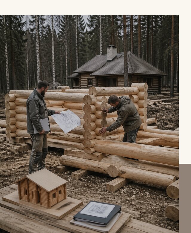 Проектирование и строительство домов из бревна в Горячем Ключе